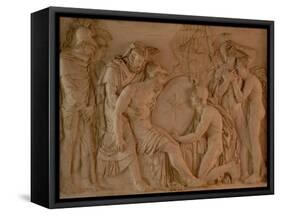The Death of Achilles, 1811-Pierre Jean David d'Angers-Framed Stretched Canvas