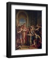 The Death of Achilles-Gavin Hamilton-Framed Premium Giclee Print