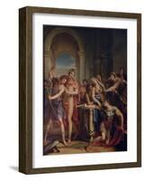 The Death of Achilles-Gavin Hamilton-Framed Giclee Print