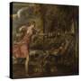 The Death of Actaeon, Ca 1559-1575-Titian (Tiziano Vecelli)-Stretched Canvas