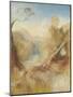 The Death of Actaeon, with a Distant View of Montjovet, Val D'Aosta-J. M. W. Turner-Mounted Giclee Print