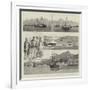 The Death of Admiral Fellowes, While in Command of the Channel Squadron-null-Framed Giclee Print