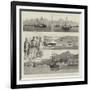 The Death of Admiral Fellowes, While in Command of the Channel Squadron-null-Framed Giclee Print
