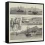 The Death of Admiral Fellowes, While in Command of the Channel Squadron-null-Framed Stretched Canvas