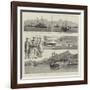 The Death of Admiral Fellowes, While in Command of the Channel Squadron-null-Framed Giclee Print