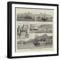 The Death of Admiral Fellowes, While in Command of the Channel Squadron-null-Framed Giclee Print