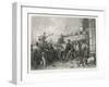 The Death of Admiral Magon at the Battle of Trafalgar-Paul Girardet-Framed Art Print