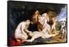 The Death of Adonis (With Venus, Cupid and the Three Graces) C.1614-Peter Paul Rubens-Framed Stretched Canvas