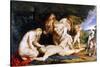 The Death of Adonis (With Venus, Cupid and the Three Graces) C.1614-Peter Paul Rubens-Stretched Canvas