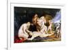 The Death of Adonis (With Venus, Cupid and the Three Graces) C.1614-Peter Paul Rubens-Framed Giclee Print