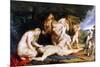 The Death of Adonis (With Venus, Cupid and the Three Graces) C.1614-Peter Paul Rubens-Mounted Giclee Print