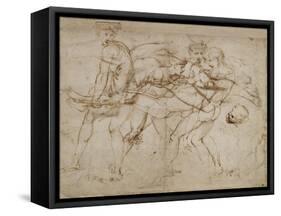 The Death of Adonis-Raphael-Framed Stretched Canvas