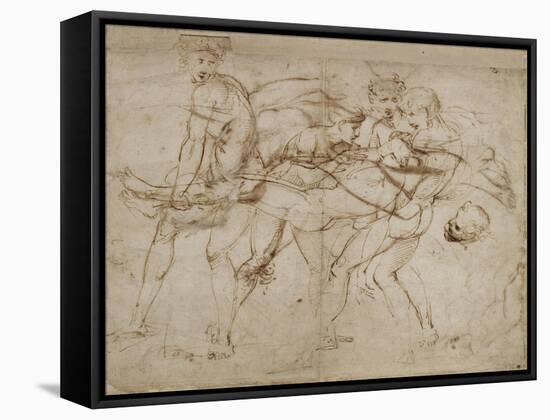 The Death of Adonis-Raphael-Framed Stretched Canvas