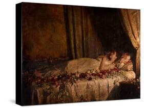 The Death of Albine, 1898 (Oil on Canvas)-John Collier-Stretched Canvas