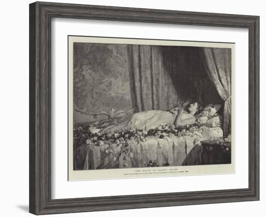 The Death of Albine-John Collier-Framed Giclee Print