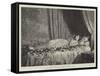 The Death of Albine-John Collier-Framed Stretched Canvas