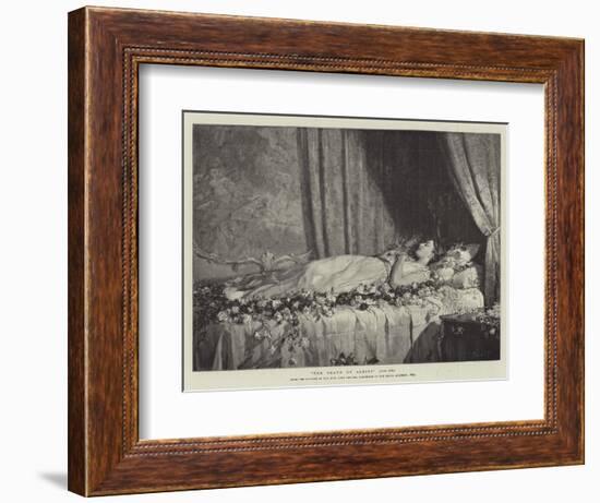 The Death of Albine-John Collier-Framed Giclee Print