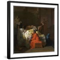 The Death of Alcestis, 1794-Jean Francois Pierre Peyron-Framed Giclee Print