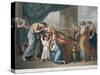 The Death of Alcestis, after Angelika Kauffman-Francesco Bartolozzi-Stretched Canvas