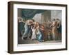 The Death of Alcestis, after Angelika Kauffman-Francesco Bartolozzi-Framed Giclee Print