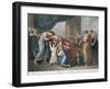 The Death of Alcestis, after Angelika Kauffman-Francesco Bartolozzi-Framed Giclee Print