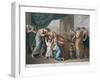 The Death of Alcestis, after Angelika Kauffman-Francesco Bartolozzi-Framed Giclee Print