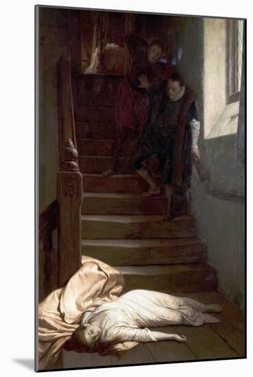 The Death of Amy Robsart, 1878-William Frederick Yeames-Mounted Giclee Print