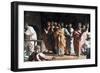 The Death of Ananias, 1515-Raphael-Framed Giclee Print