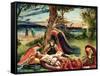 The Death of Arthur, C.1861-James Archer-Framed Stretched Canvas