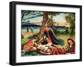 The Death of Arthur, C.1861-James Archer-Framed Giclee Print