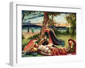 The Death of Arthur, C.1861-James Archer-Framed Giclee Print