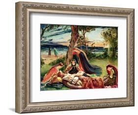 The Death of Arthur, C.1861-James Archer-Framed Giclee Print