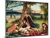 The Death of Arthur, C.1861-James Archer-Mounted Giclee Print