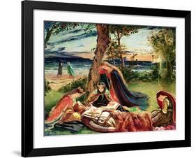 The Death of Arthur, C.1861-James Archer-Framed Giclee Print