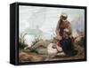 The Death of Arthur-John Mulcaster Carrick-Framed Stretched Canvas