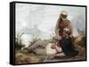 The Death of Arthur-John Mulcaster Carrick-Framed Stretched Canvas