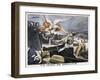 The Death of Bismarck, 1898-F Meaulle-Framed Giclee Print