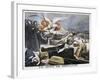 The Death of Bismarck, 1898-F Meaulle-Framed Giclee Print