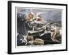 The Death of Bismarck, 1898-F Meaulle-Framed Giclee Print