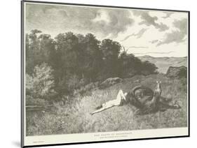 The Death of Brunehaut-Evariste Vital Luminais-Mounted Giclee Print