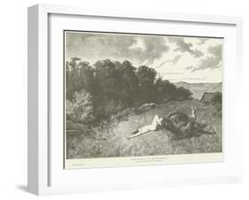 The Death of Brunehaut-Evariste Vital Luminais-Framed Giclee Print