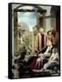 The Death of Brunelleschi, 1852-Frederick Leighton-Framed Stretched Canvas