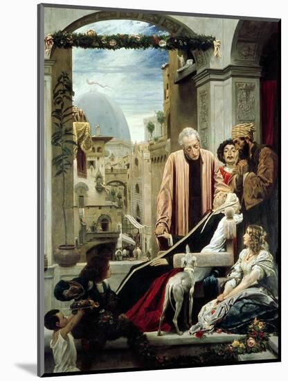 The Death of Brunelleschi, 1852-Frederick Leighton-Mounted Giclee Print