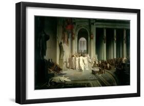 The Death of Caesar, 1867-Jean Leon Gerome-Framed Giclee Print