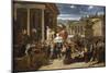 The Death of Caesar, 44 BC (C1780-183)-Guillaume Lethiere-Mounted Giclee Print