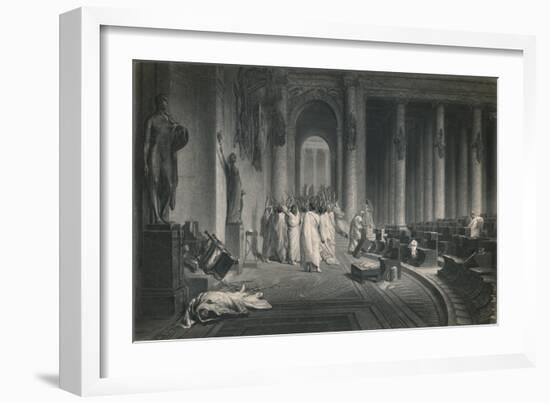 'The Death of Caesar. (Julius Caesar)', c1870-JC Armytage-Framed Giclee Print