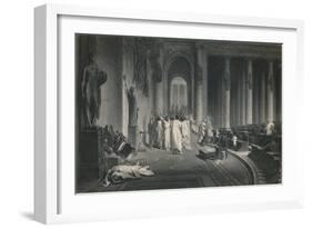 'The Death of Caesar. (Julius Caesar)', c1870-JC Armytage-Framed Giclee Print