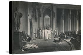 'The Death of Caesar. (Julius Caesar)', c1870-JC Armytage-Stretched Canvas