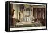 The Death of Caesar-Jean Leon Gerome-Framed Stretched Canvas