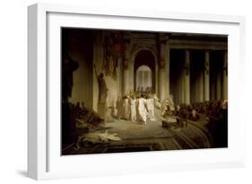 The Death of Caesar-Jean-Léon Gerôme-Framed Giclee Print